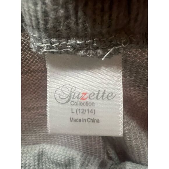 Suzette Girls Soft   Shorts (2) Pink/Gray  Sz L (12/14) NWT - Picture 4 of 5